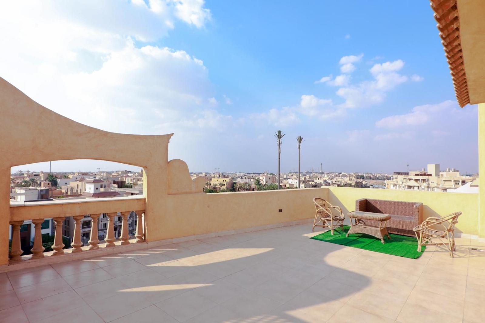 Luxurious With Terrace In New Apartament Kair